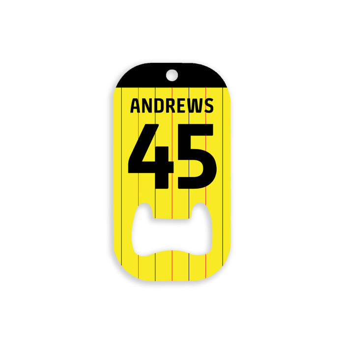 ANDREWS PLAYER BOTTLE OPENER