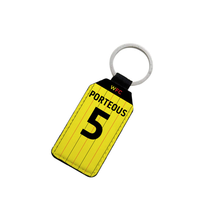 PORTEOUS PLAYER LEATHER KEYRING