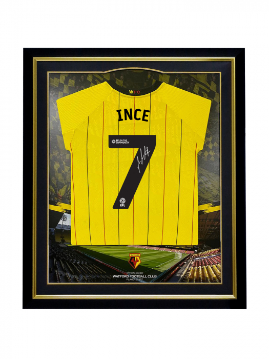 2024/25 INCE SIGNED FRAMED HOME SHIRT