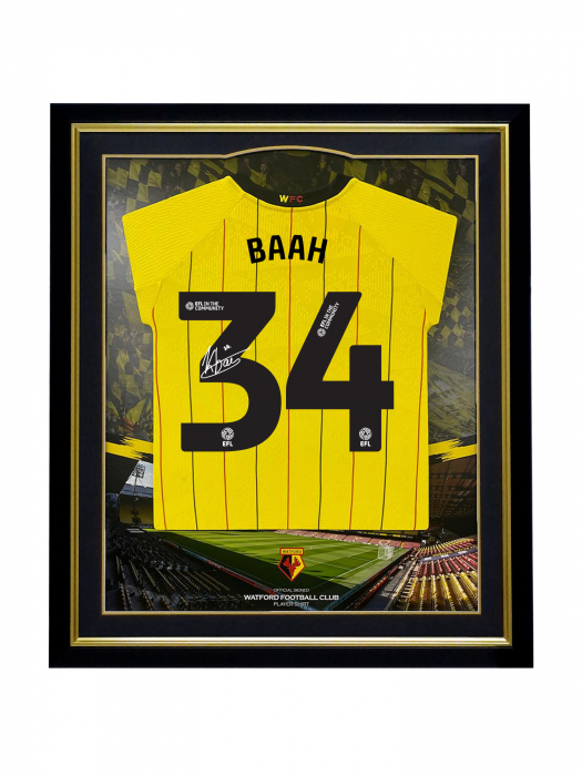 2024/25 BAAH SIGNED FRAMED HOME SHIRT