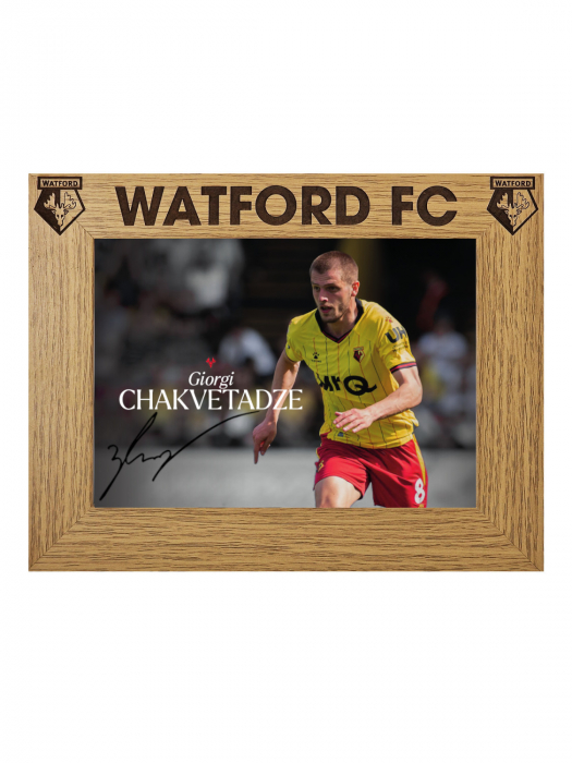 GIORGI CHAKVETADZE SIGNED BAMBOO PHOTO FRAME